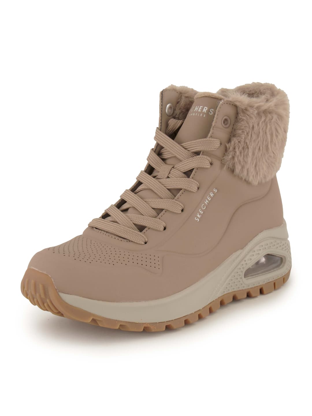 Skechers Schnürboots, Damen , Beige 36
