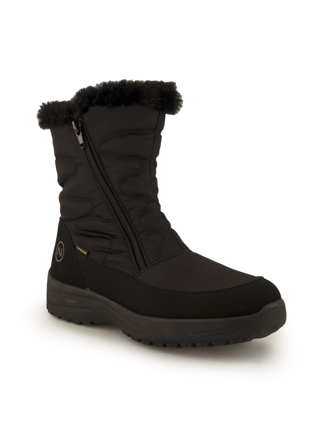 46 Nord Winterstiefel, Damen , Schwarz 36