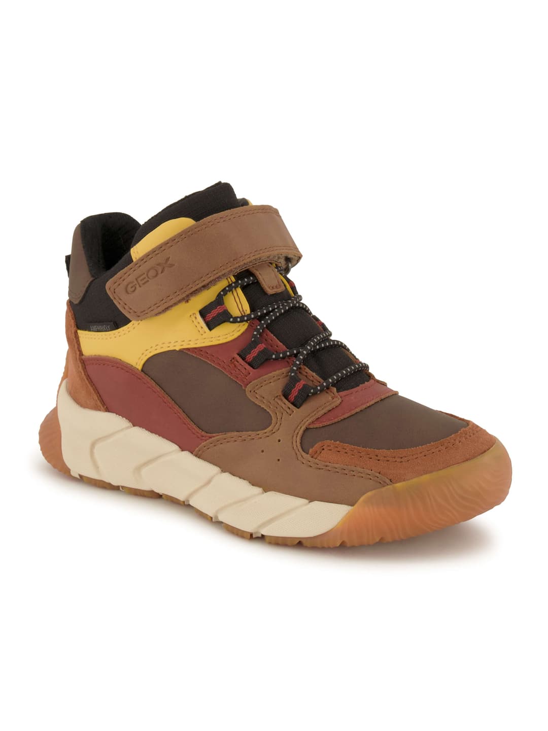 GEOX Hoher Sneaker, Kinder , Braun 35