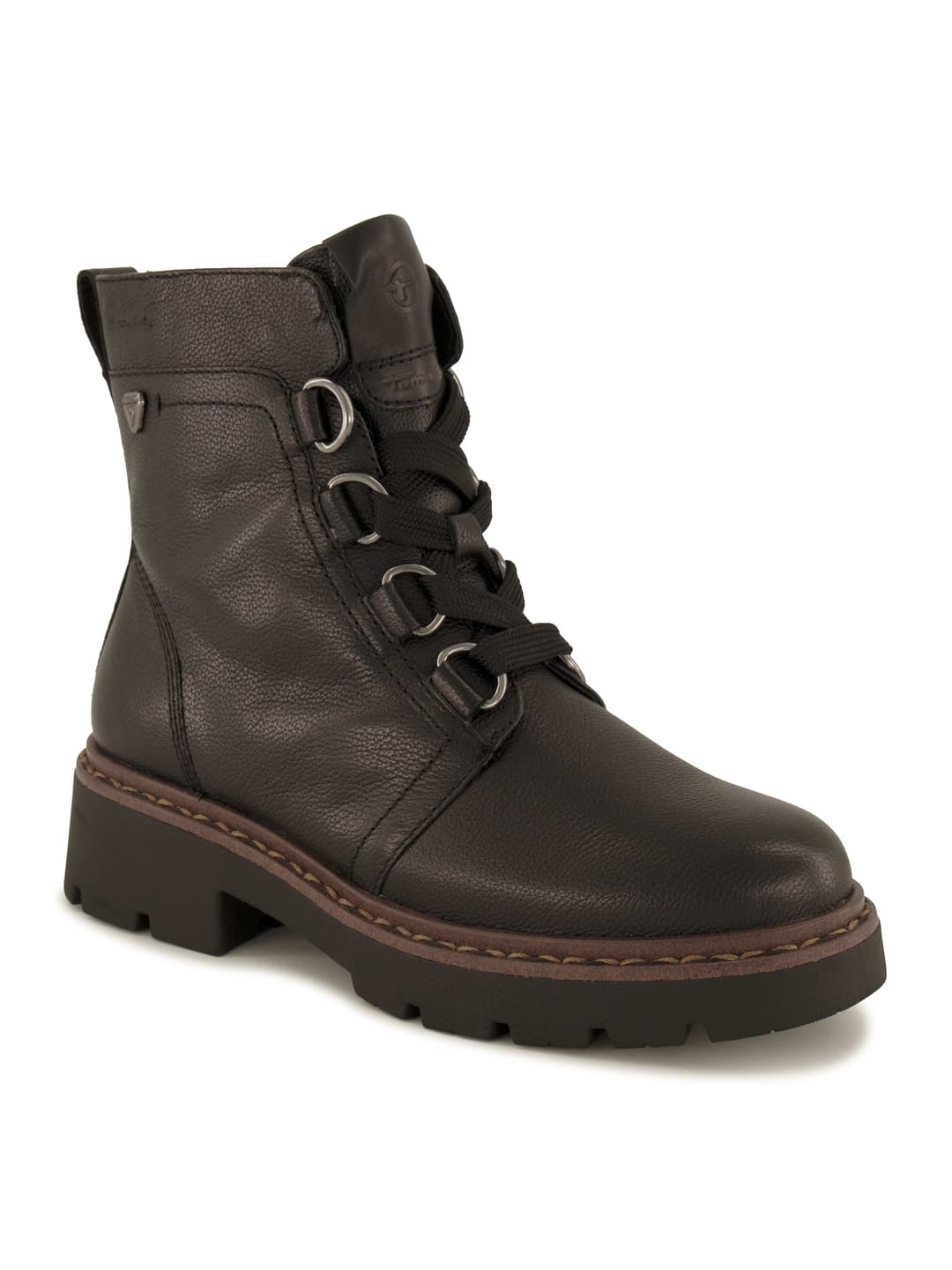Tamaris Schnürboots, Damen , Schwarz 41