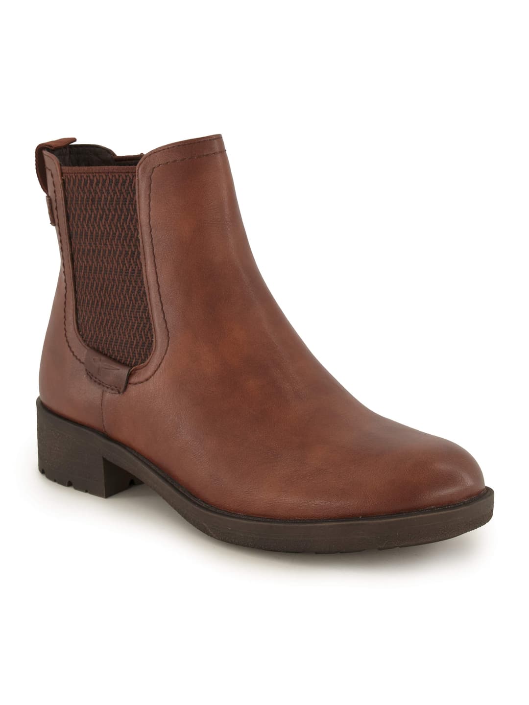 Tamaris Chelsea Boot, Damen , Cognac 36
