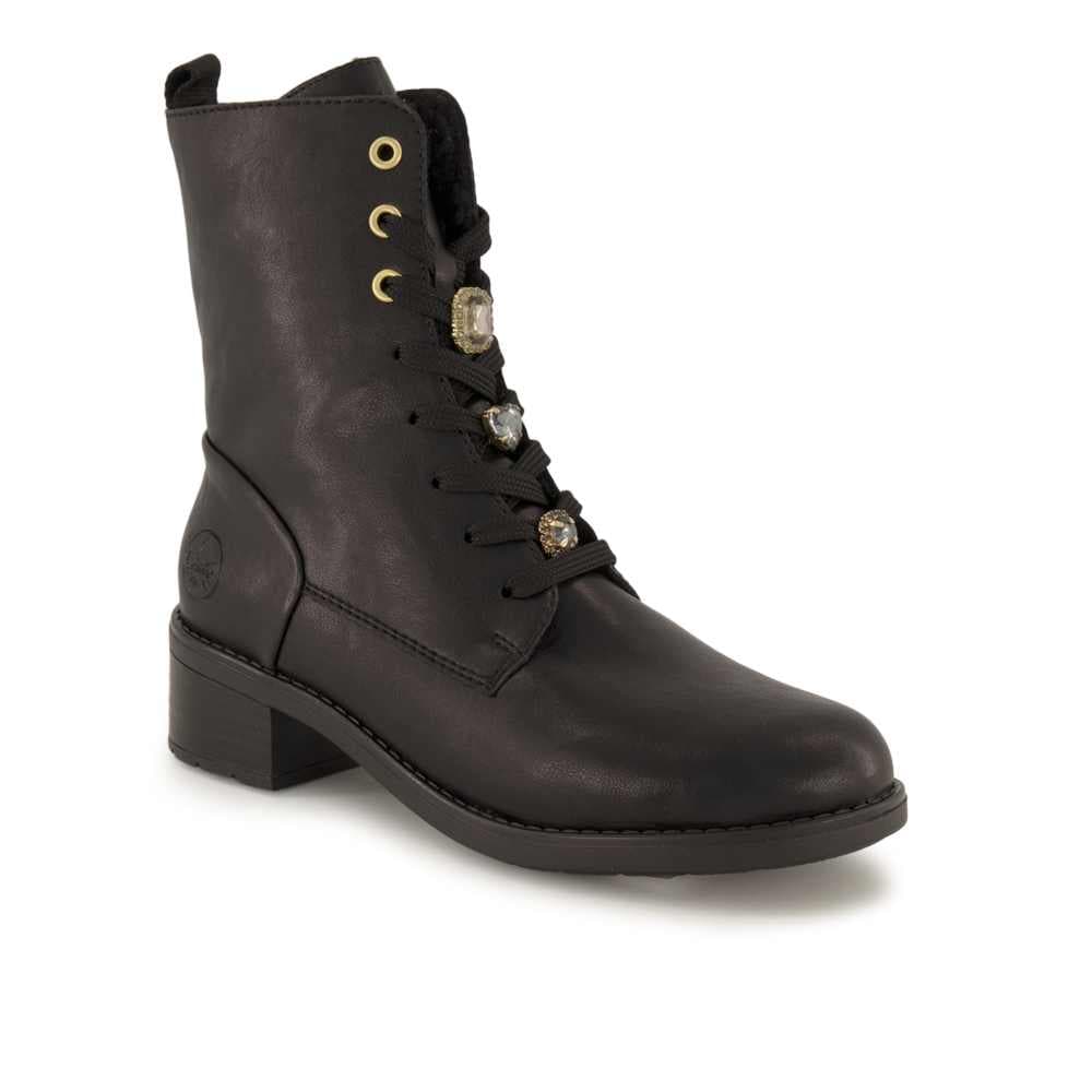 Rieker Schnürboots, Damen , Schwarz 37