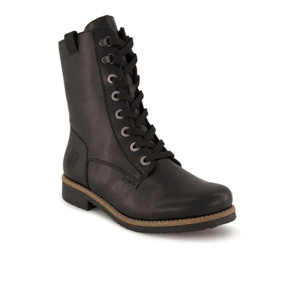 Rieker Schnürboots, Damen , Schwarz 36