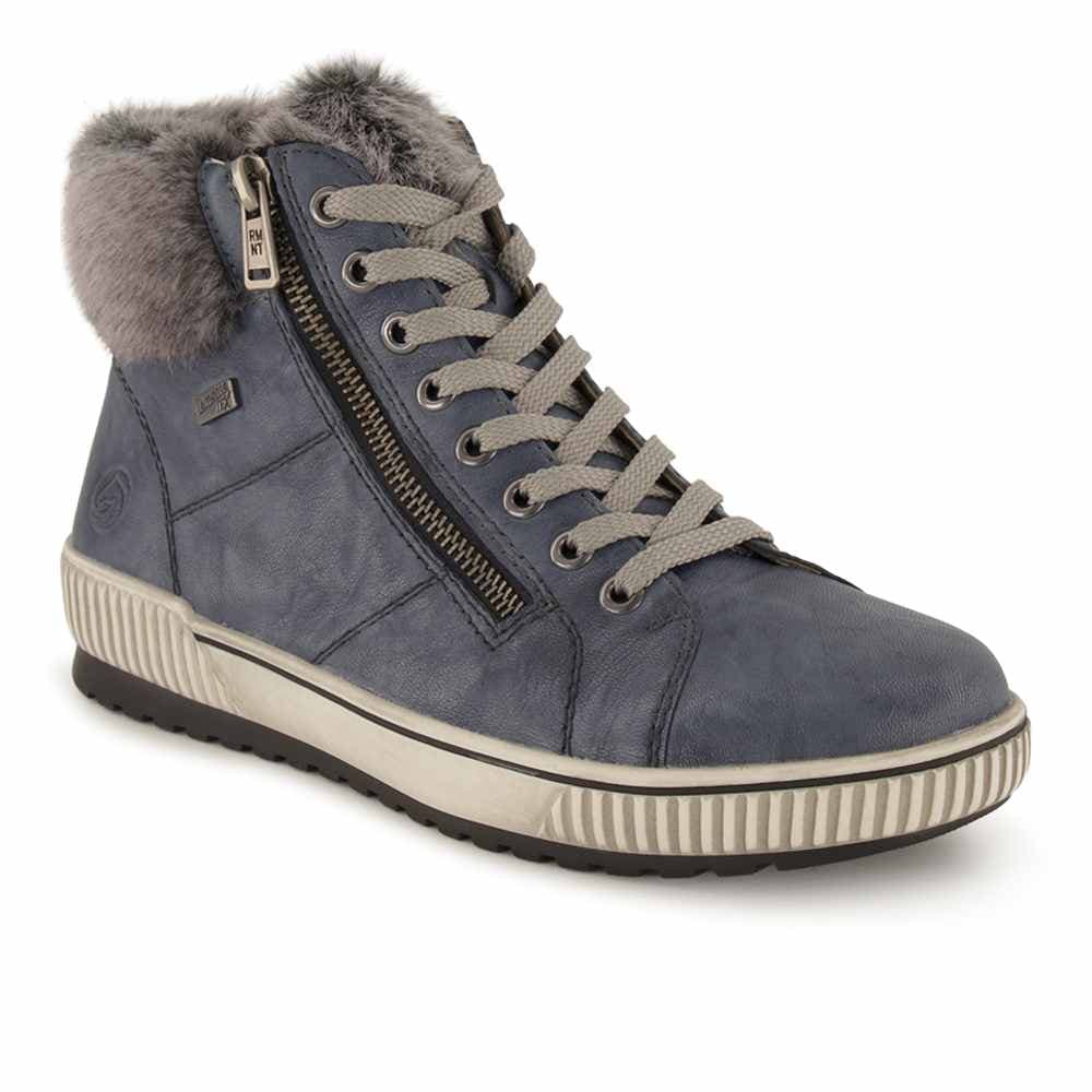 remonte Schnürboots, Damen , Blau 39