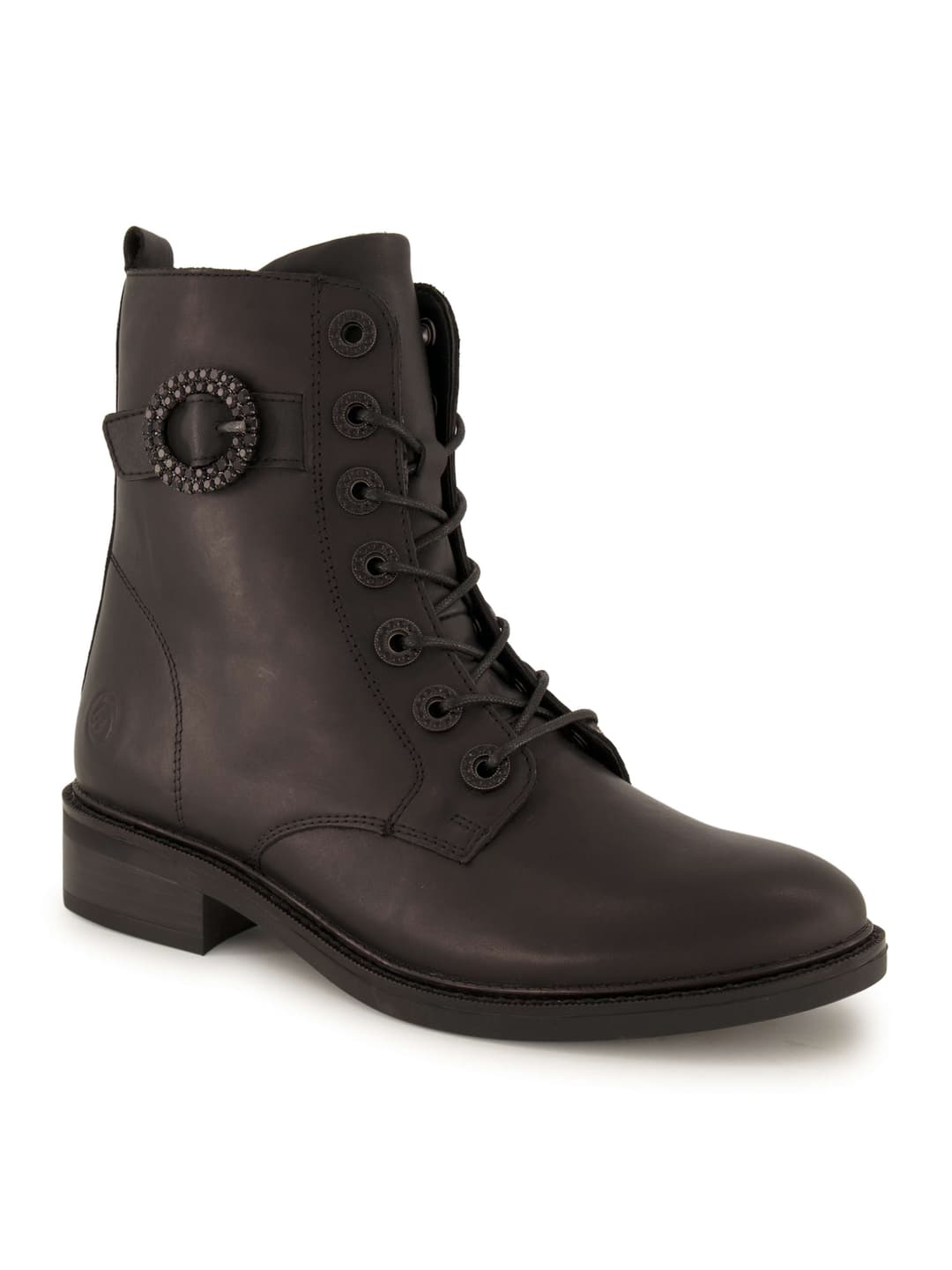 remonte Schnürboots, Damen , Schwarz 36
