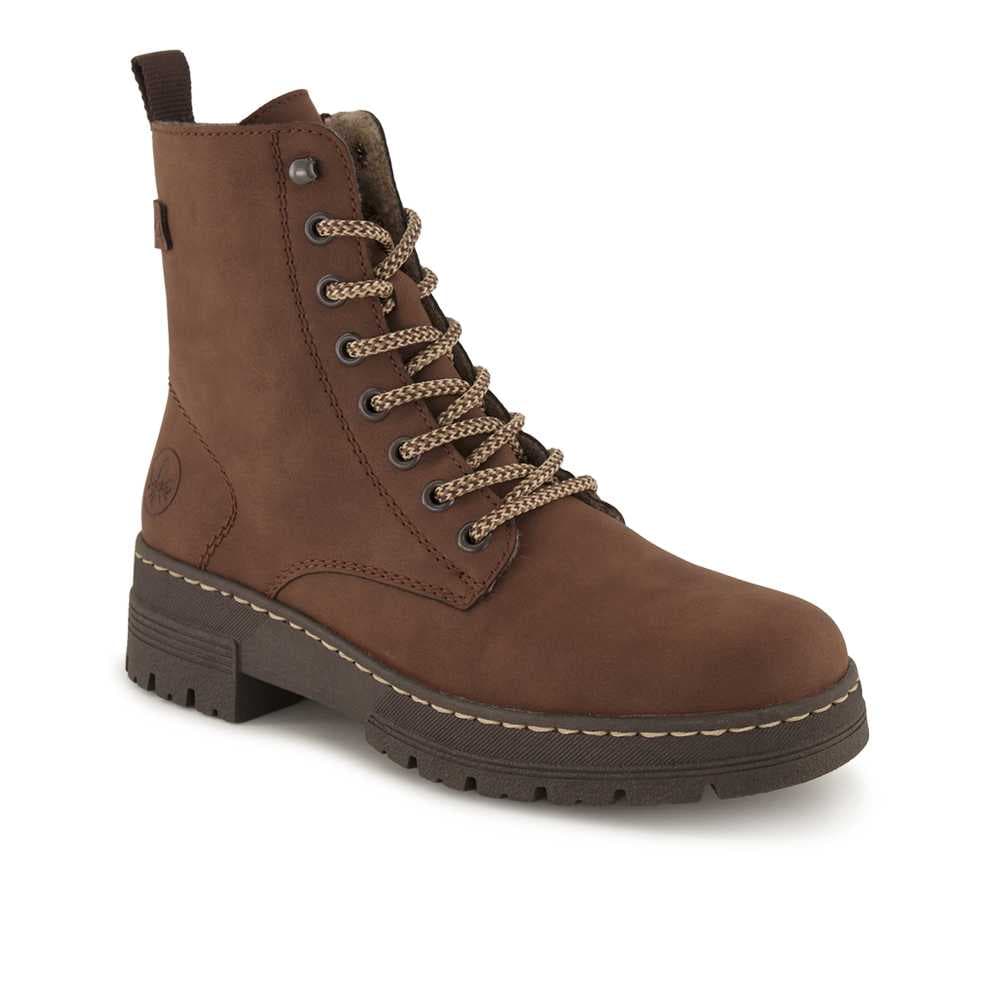 Rieker Schnürboots, Damen , Braun 41