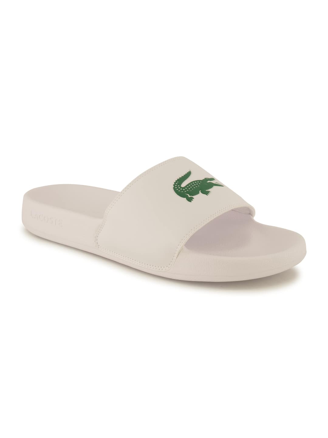 Lacoste Slide, Herren , Weiss 44.5