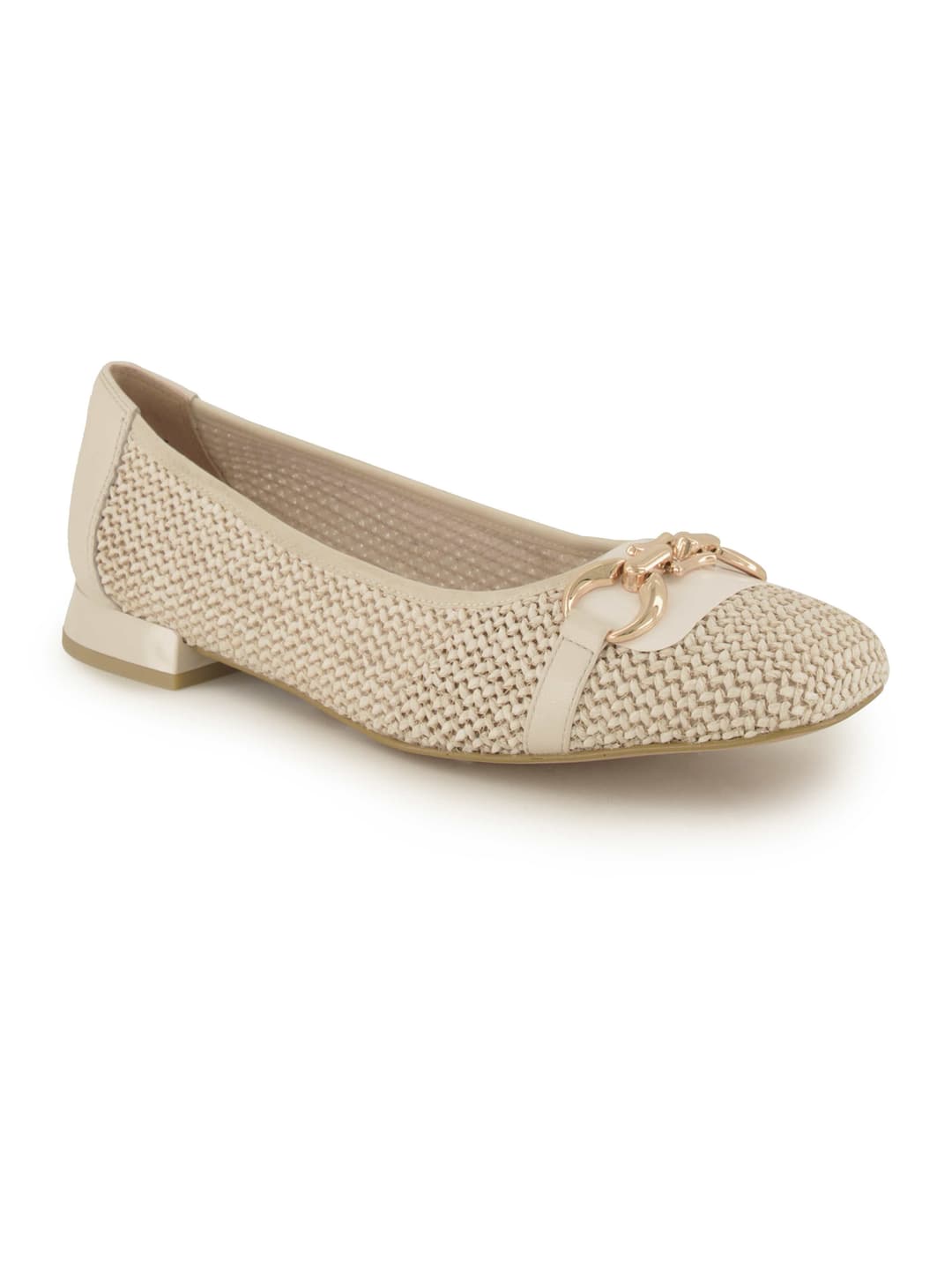 Caprice Ballerina, Damen , Offwhite 39