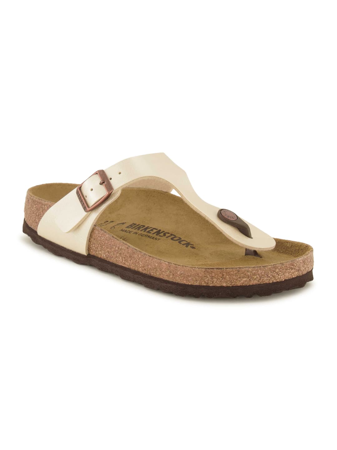 Birkenstock Pantoletten-Zehentrenner, Damen , Weiss 35