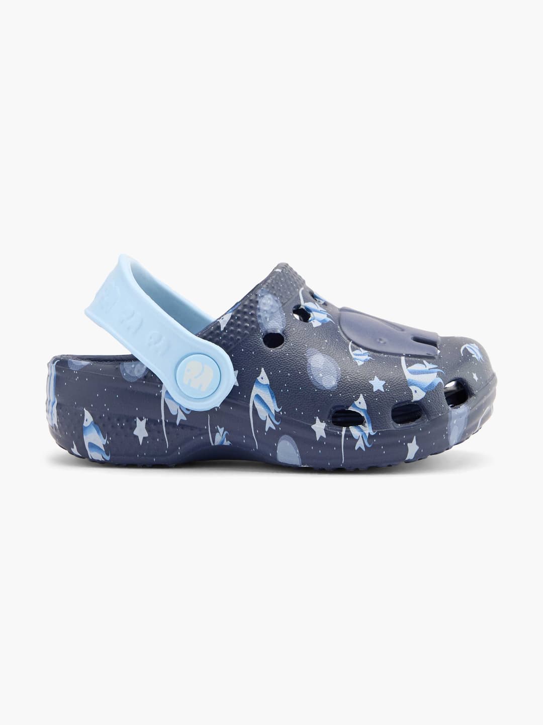 Elefanten Clog, Kinder , Blau 20