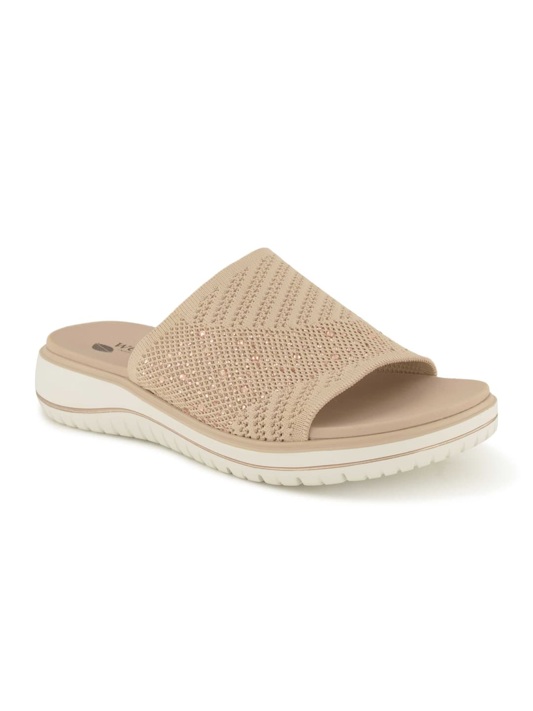Wellness Offener Hausschuh, Damen , Beige 39