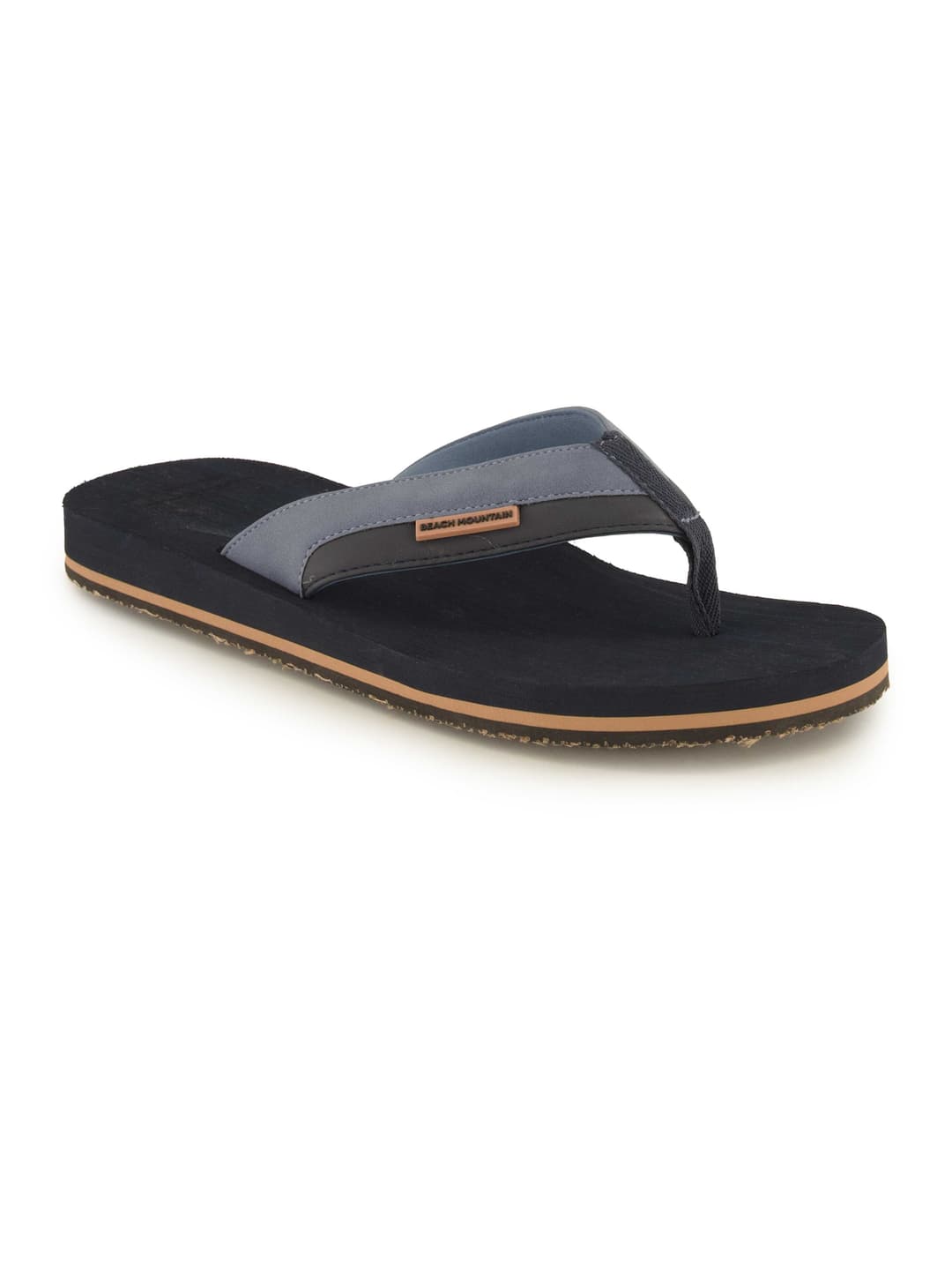 BEACH MOUNTAIN Pantoletten-Zehentrenner, Herren , Blau 45