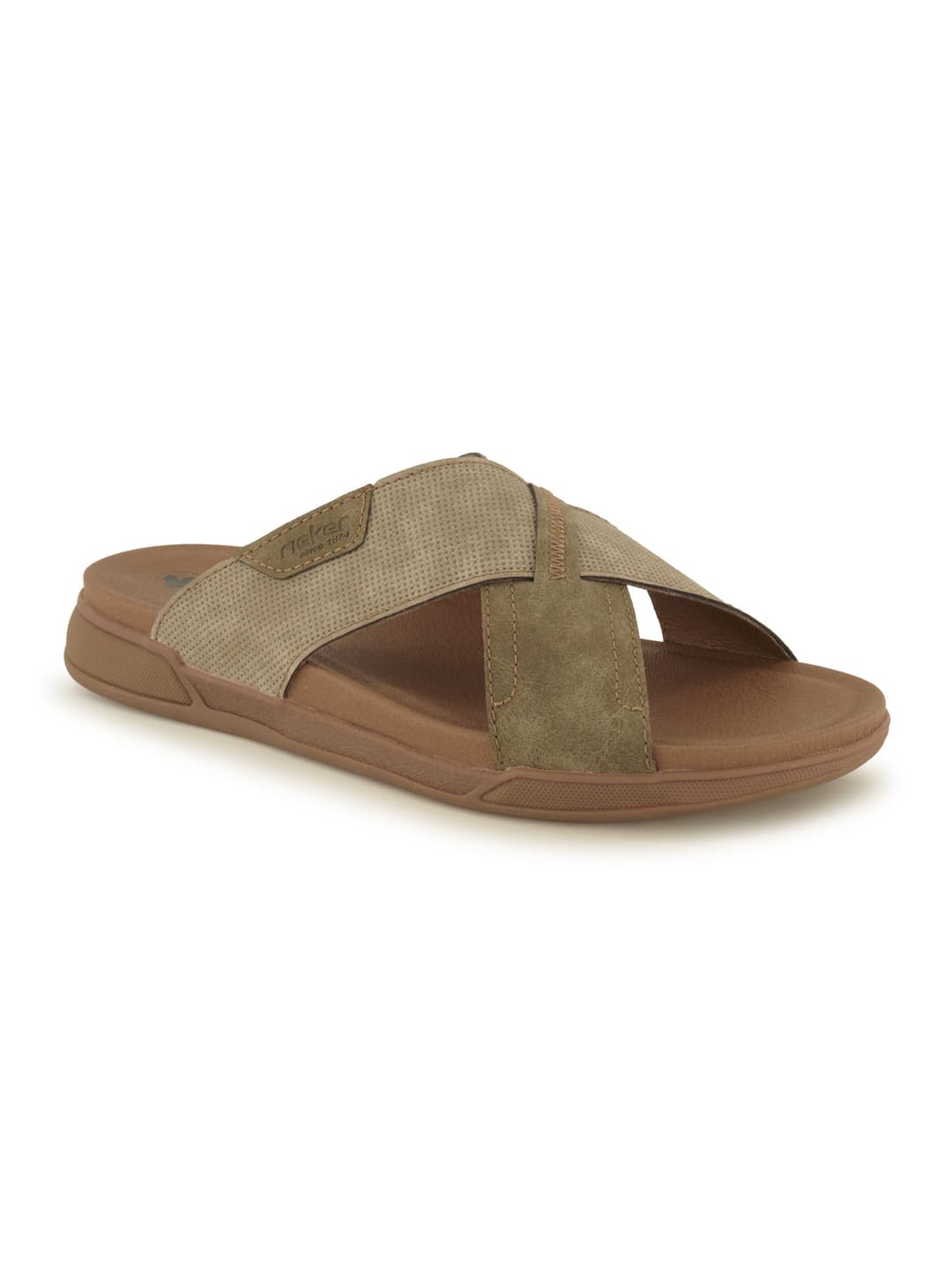 Rieker Pantolette, Herren , Grün 43