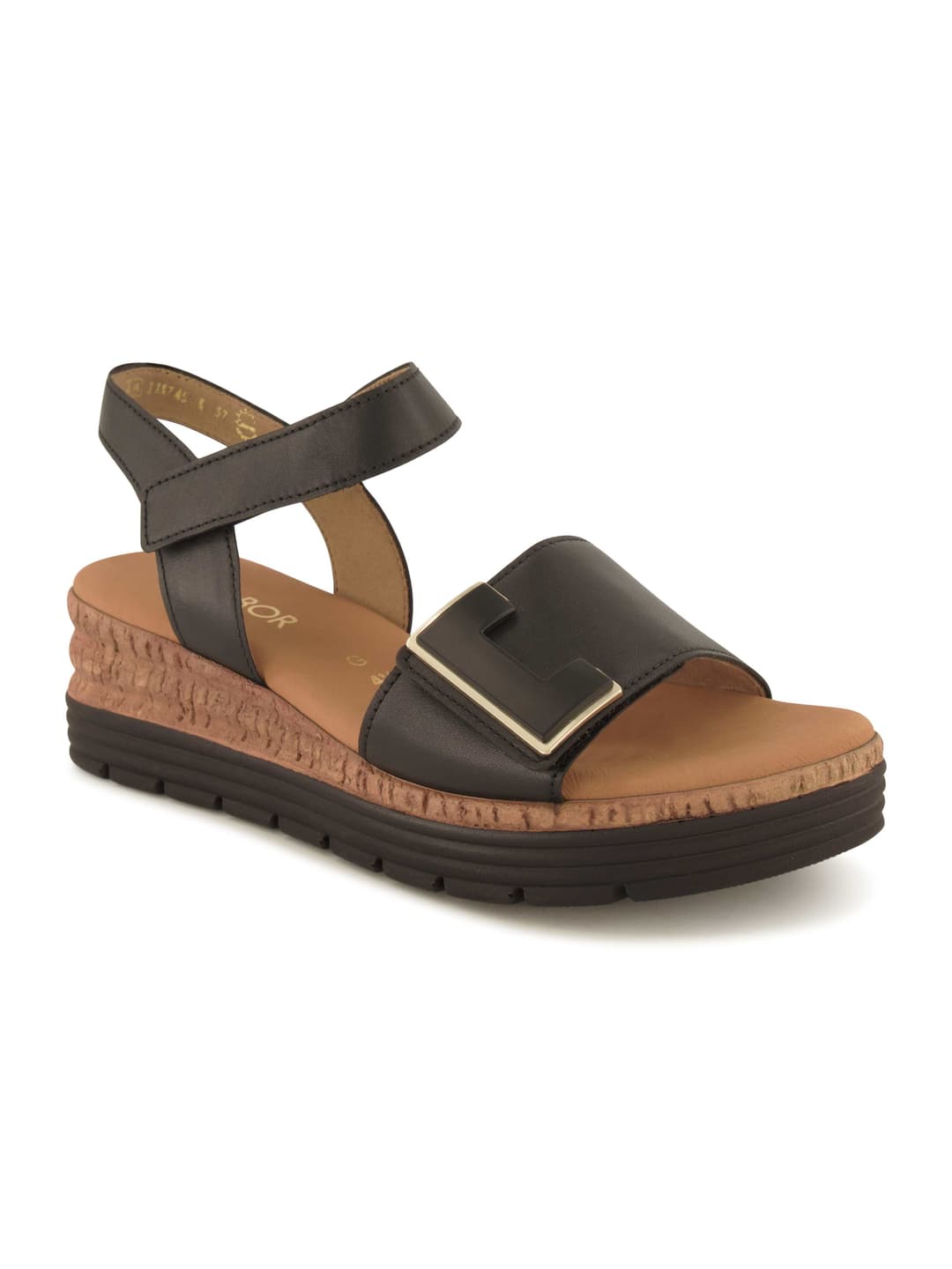 Gabor Sandalette, Damen , Schwarz 7.5