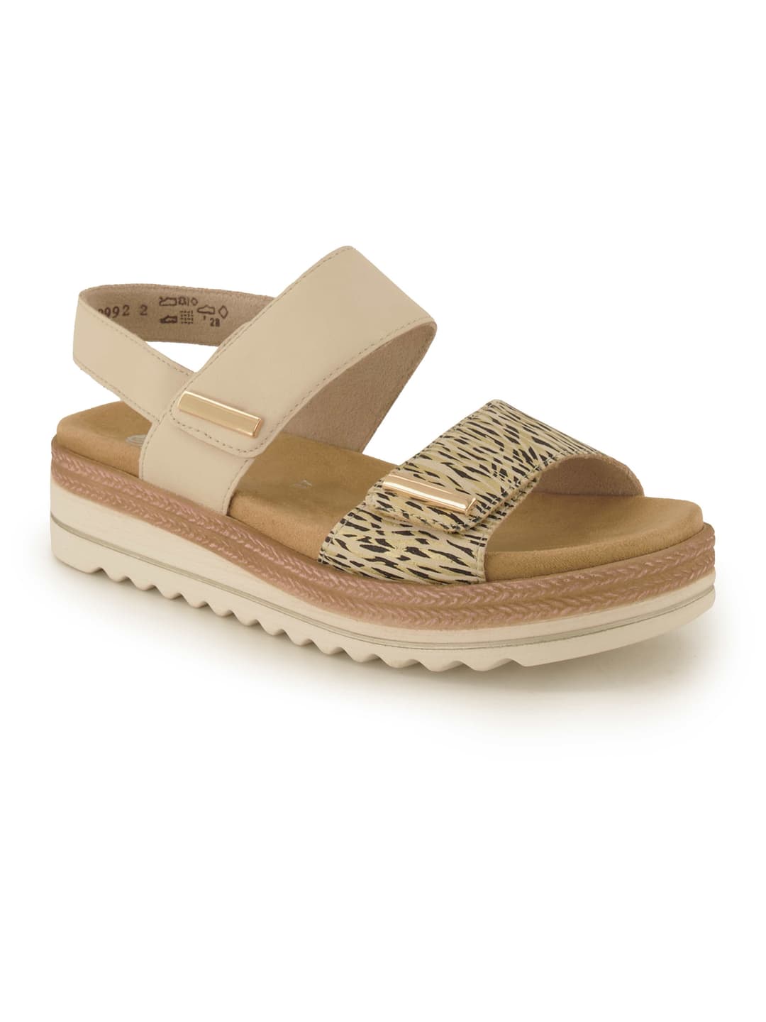 remonte Sandalette, Damen , Beige 38
