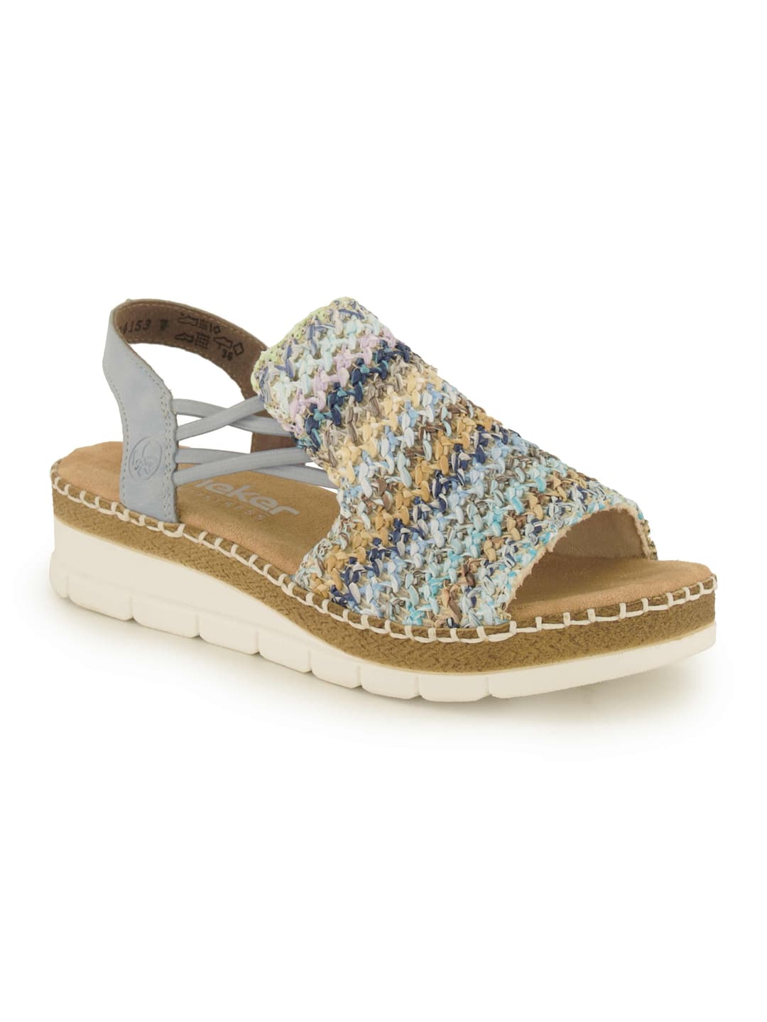 Rieker Sandalette, Damen , Blau 38