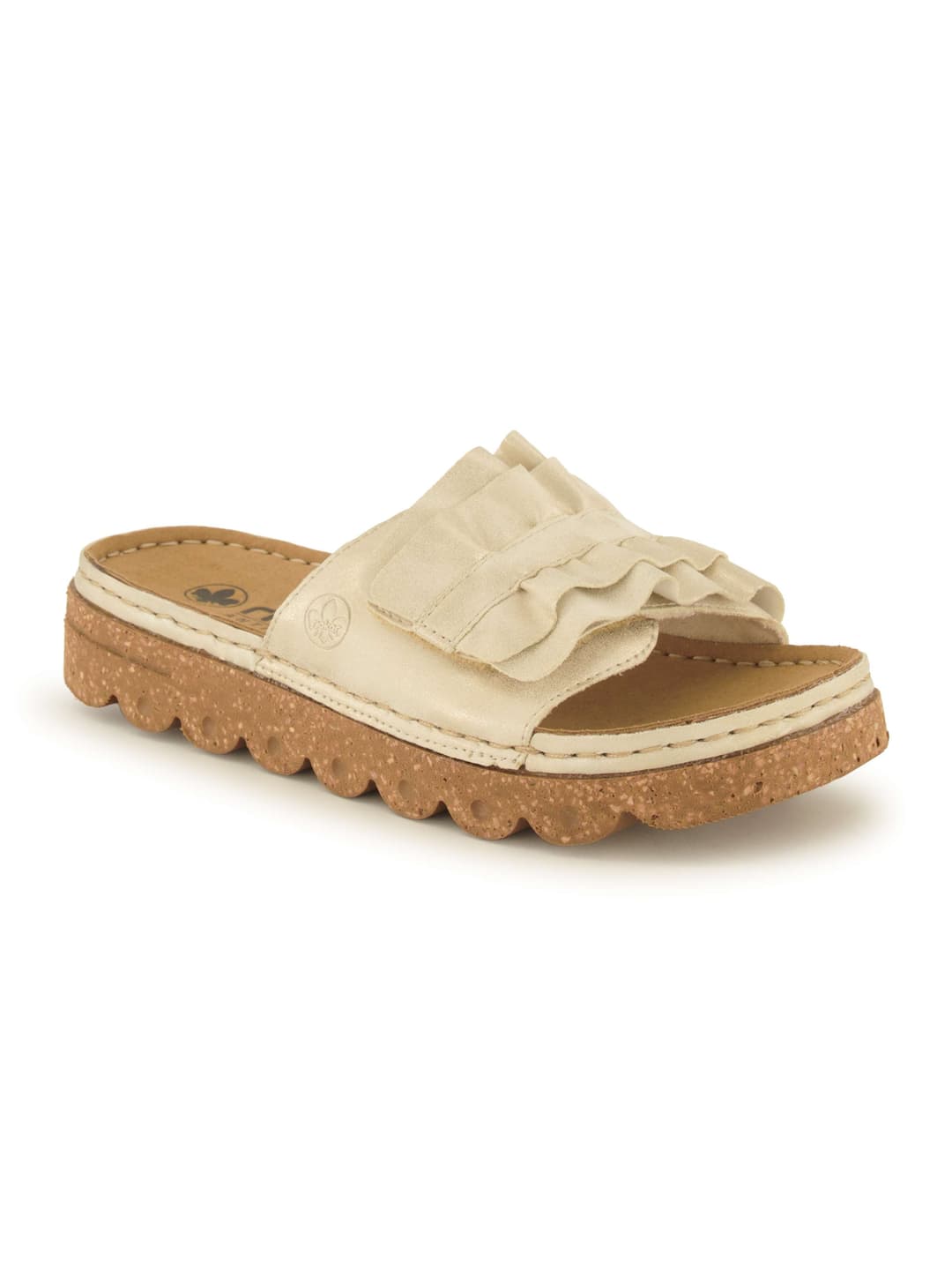 Rieker Pantolette, Damen , Gold 38