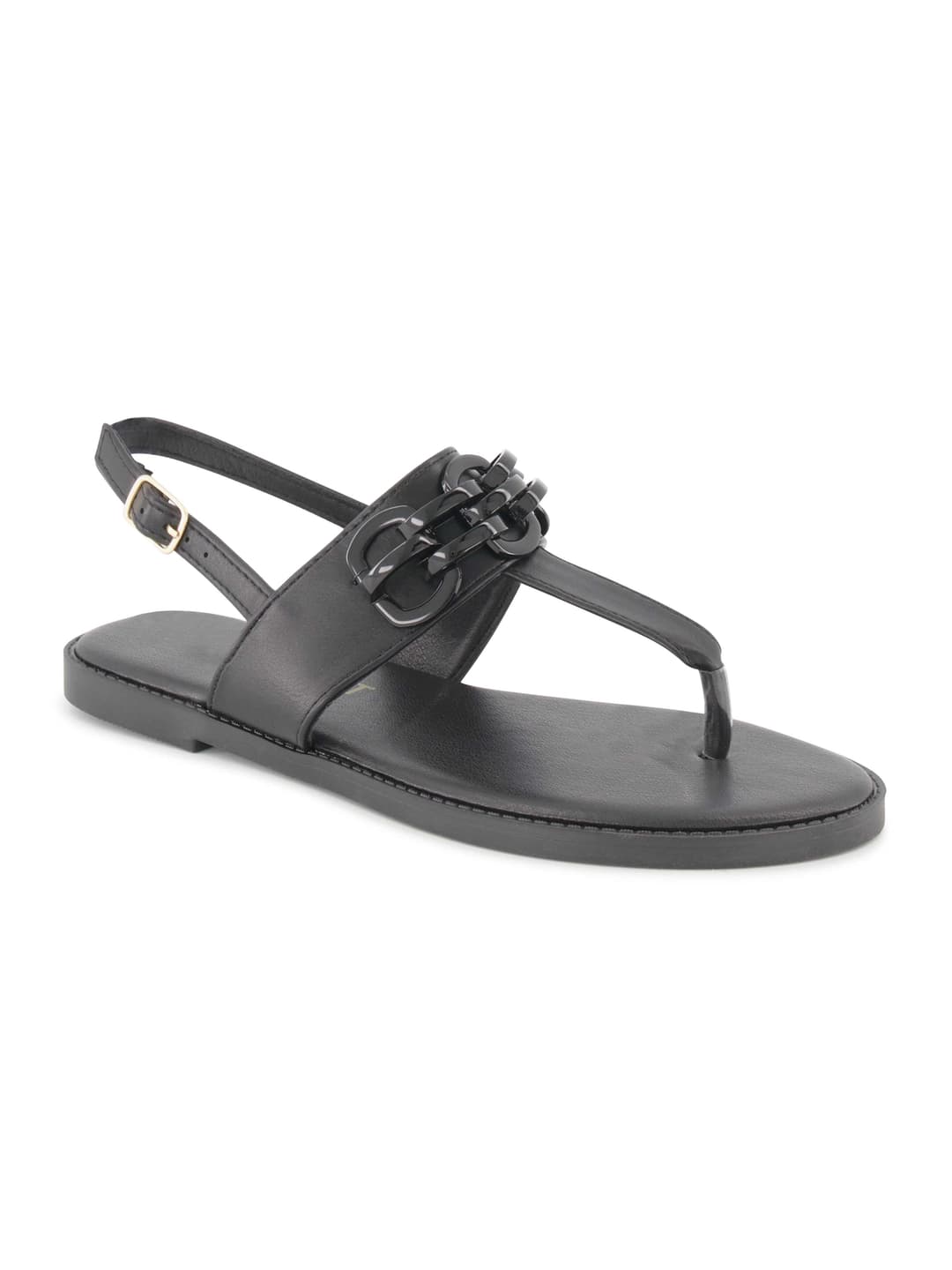 Bagatt Sandalen-Zehentrenner, Damen , Schwarz 36