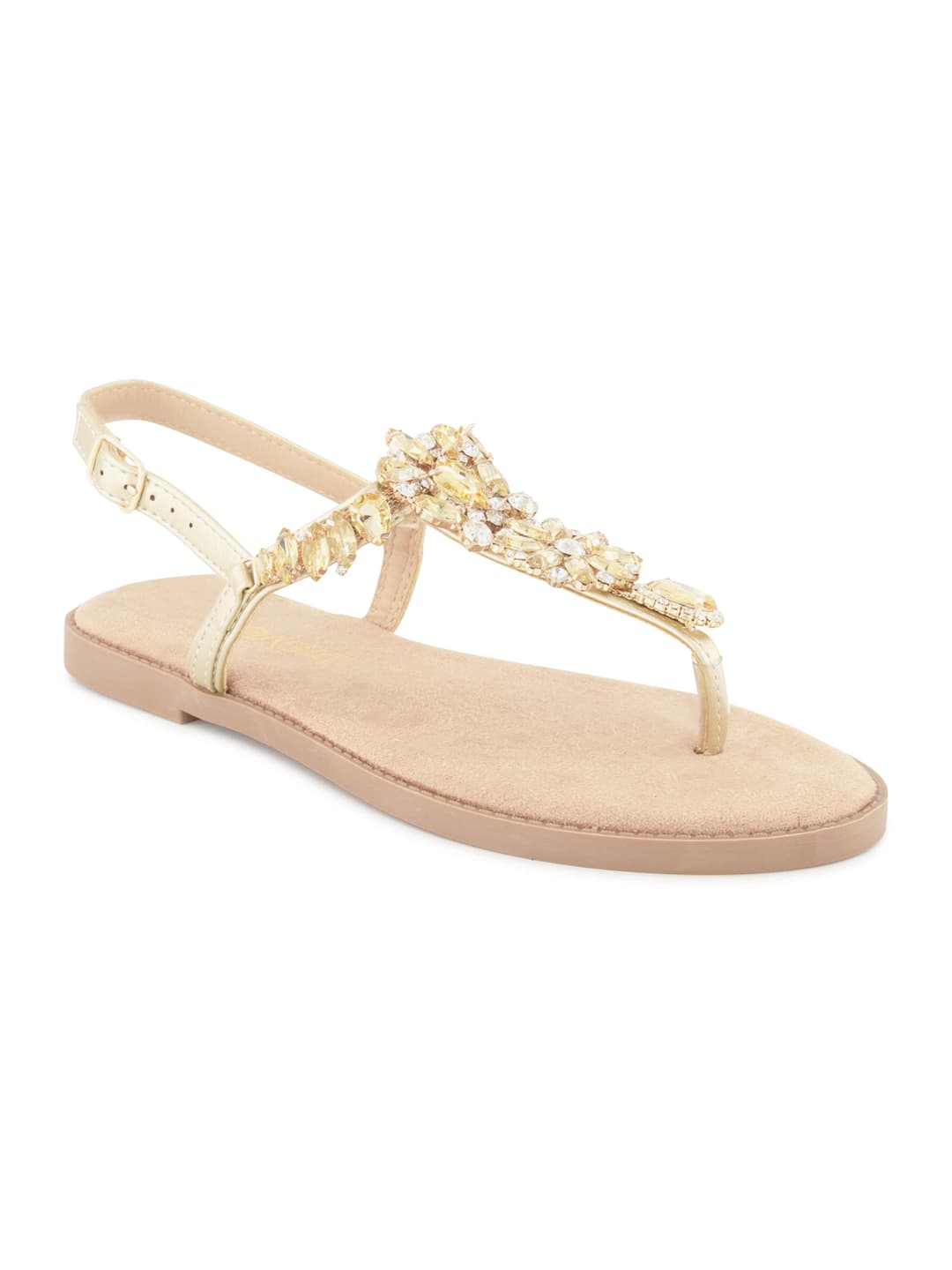 Bagatt Sandalen-Zehentrenner, Damen , Gold 42