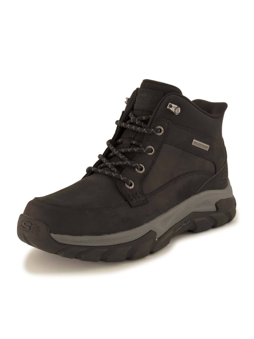 Skechers Schnürboots, Herren , Schwarz 44