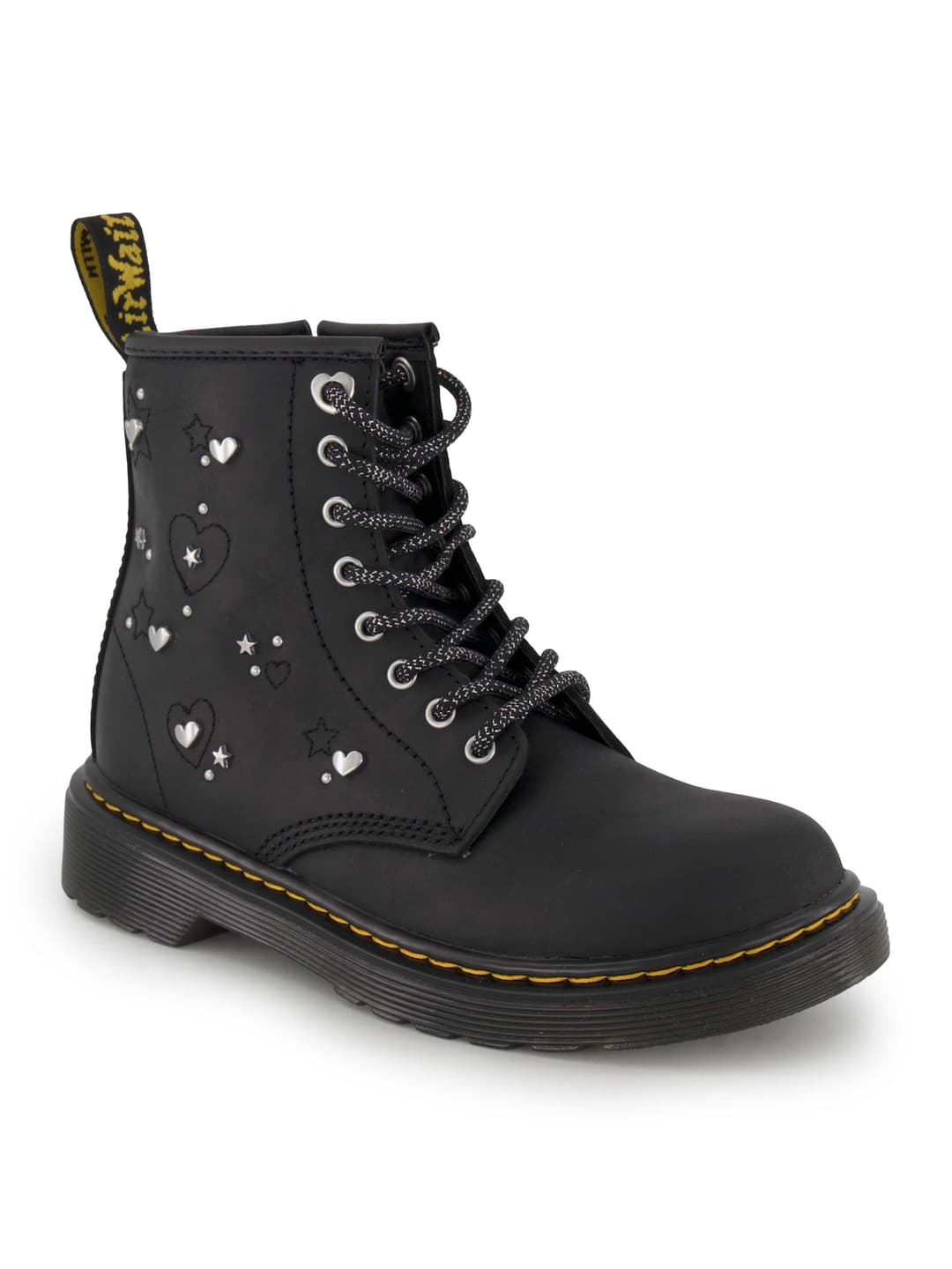 Dr. Martens Schnürboots, Kinder , Schwarz 31
