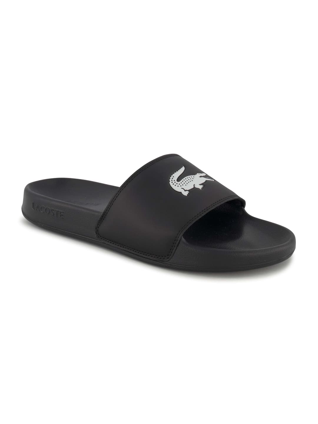 Lacoste Slide, Herren , Schwarz 42