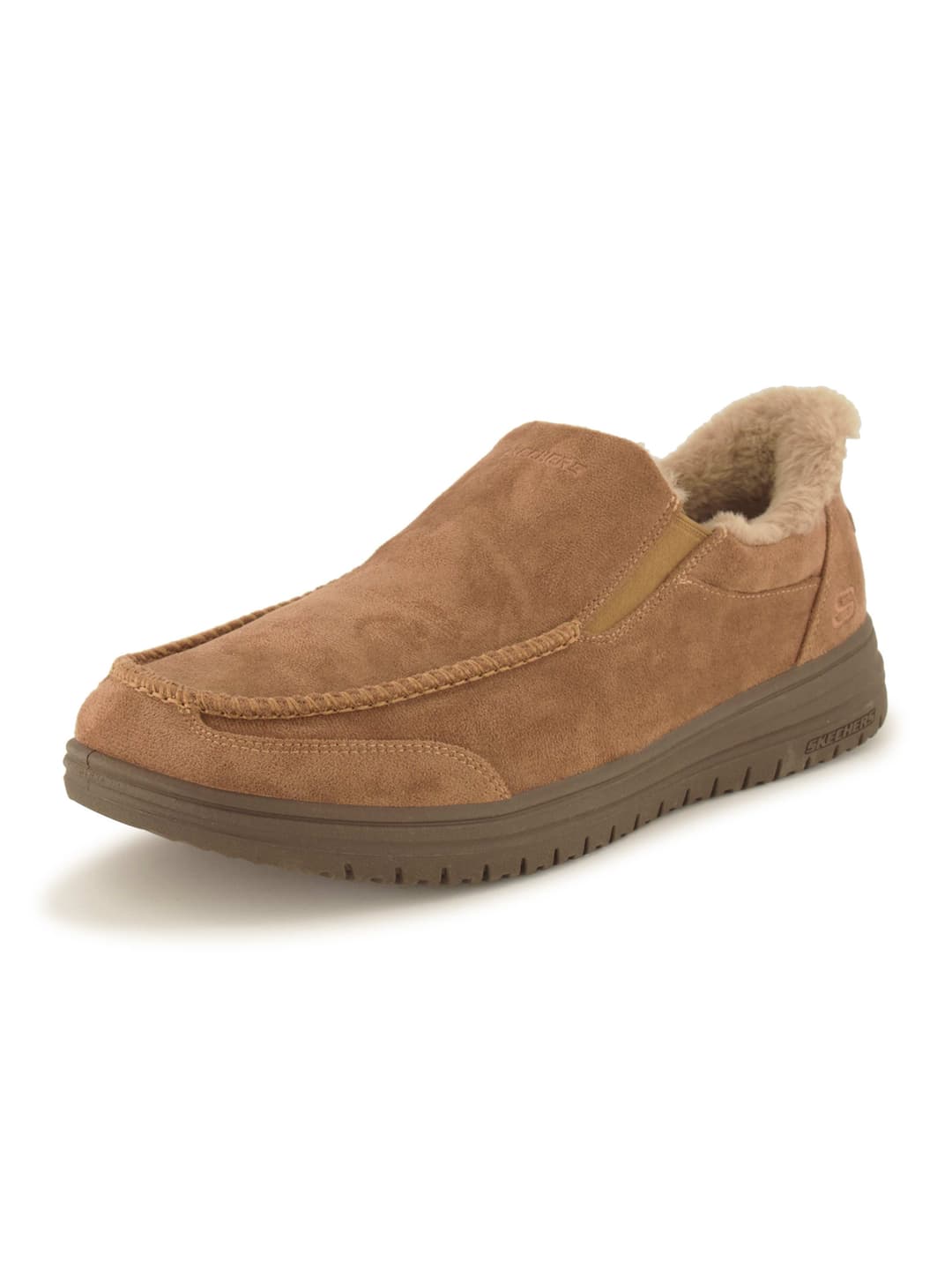 Skechers Geschlossener Hausschuh, Herren , Braun 42
