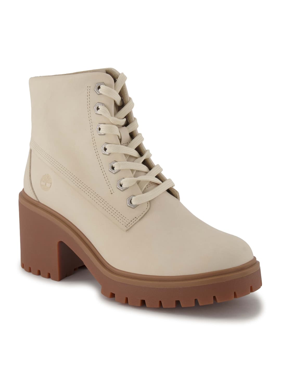 Timberland Schnürboots, Damen , Creme 39