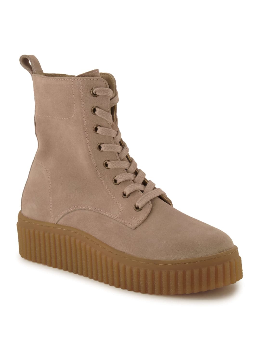 Varese Schnürboots, Damen , Beige 42