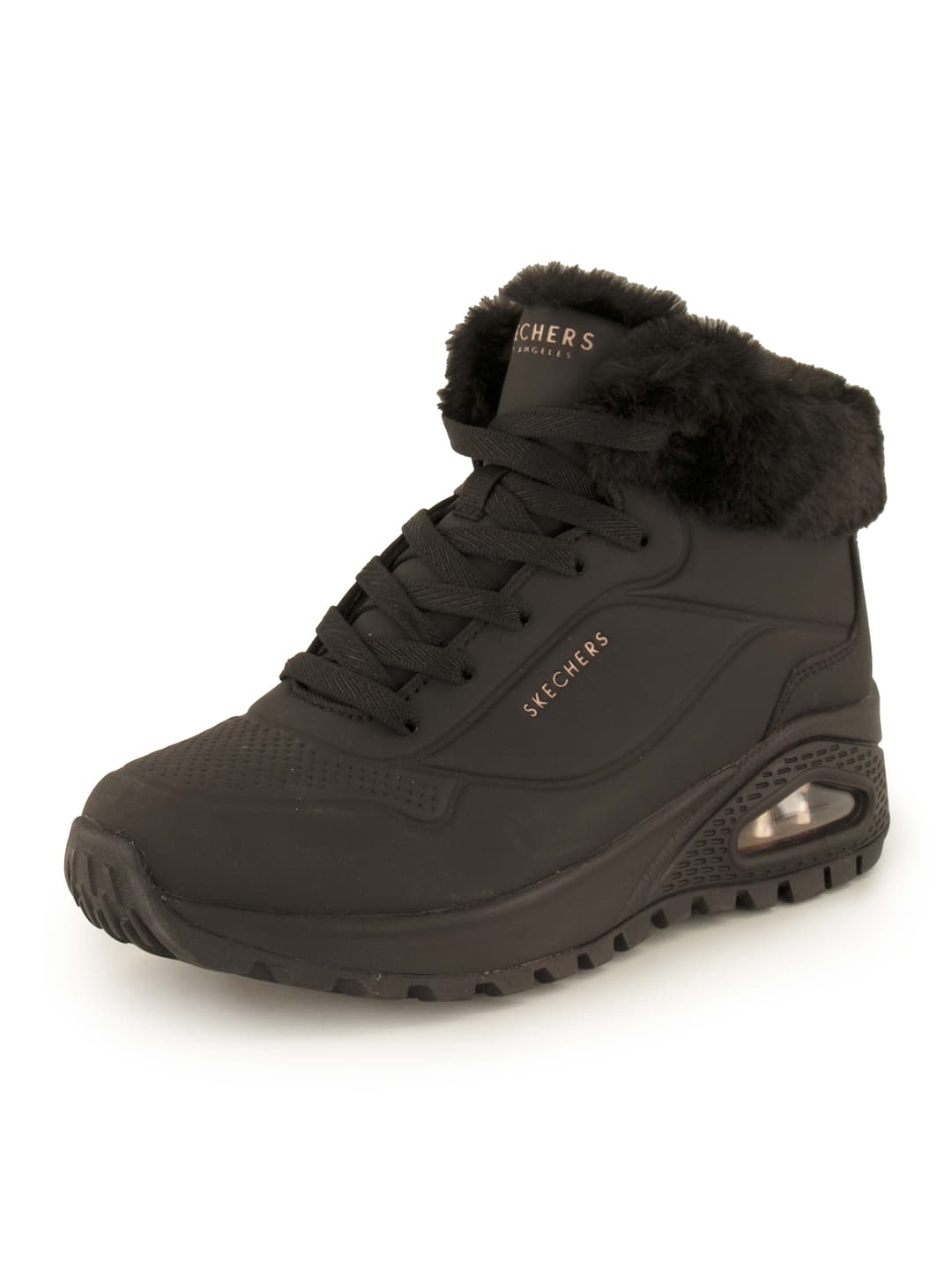 Skechers Schnürboots, Damen , Schwarz 38.5