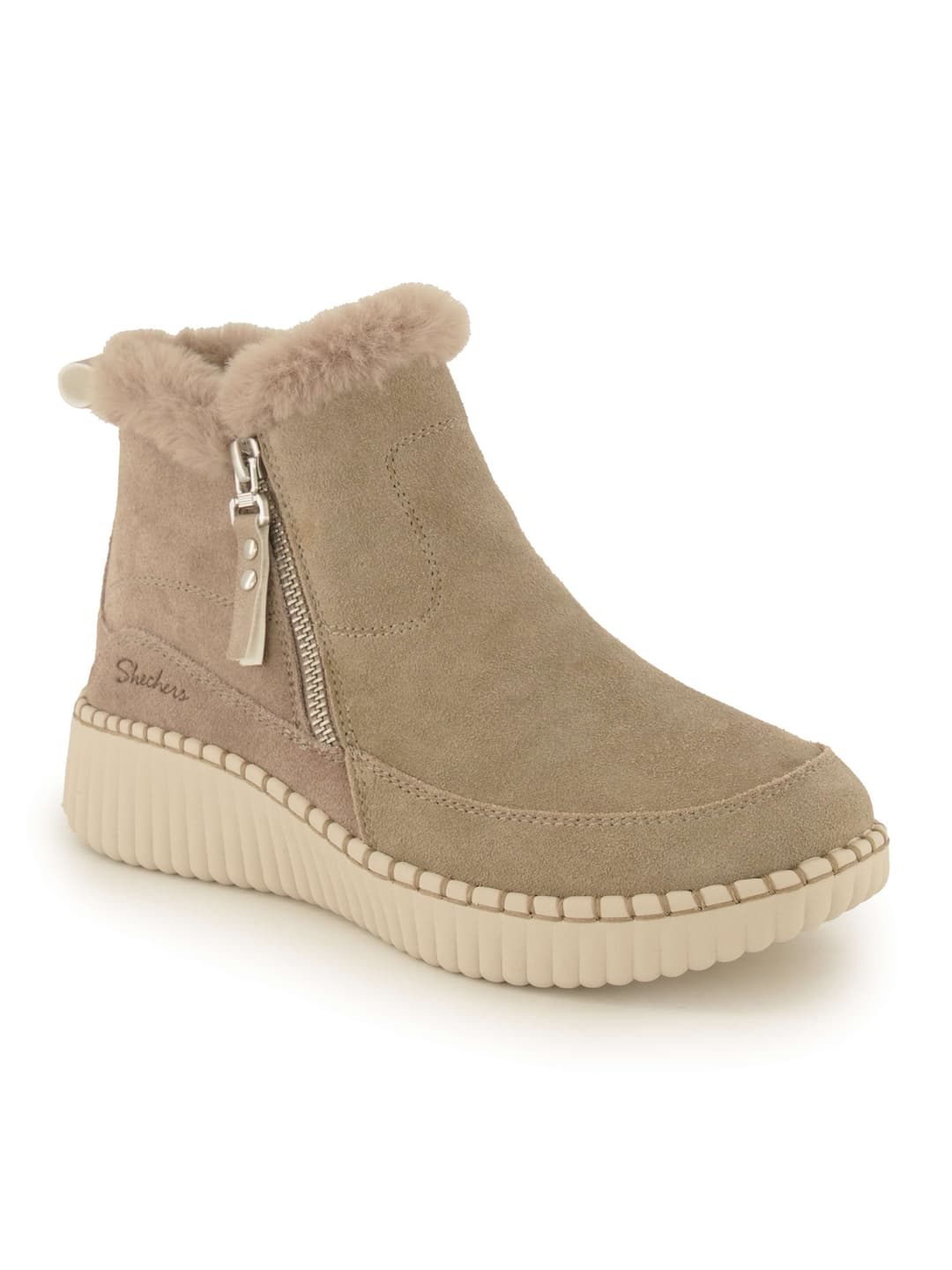 Skechers Boots, Damen , Taupe 36