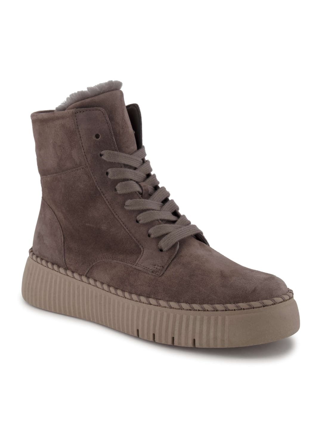 Gabor Schnürboots, Damen , Taupe 7.5