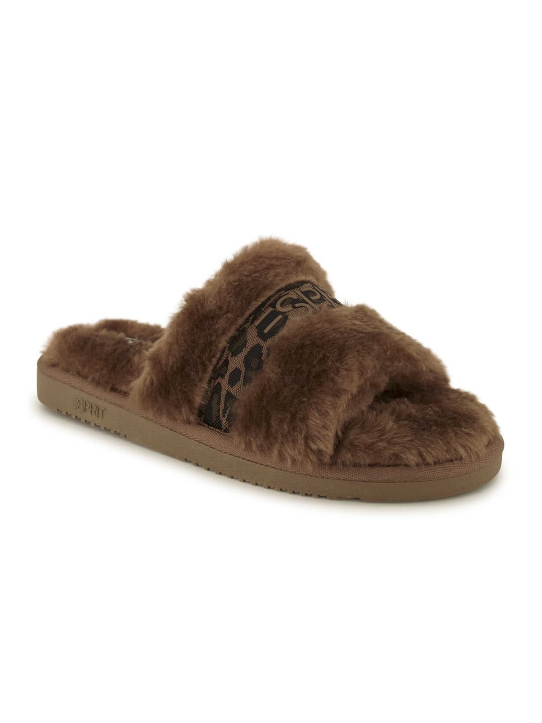 Esprit Offener Hausschuh, Damen , Braun 41
