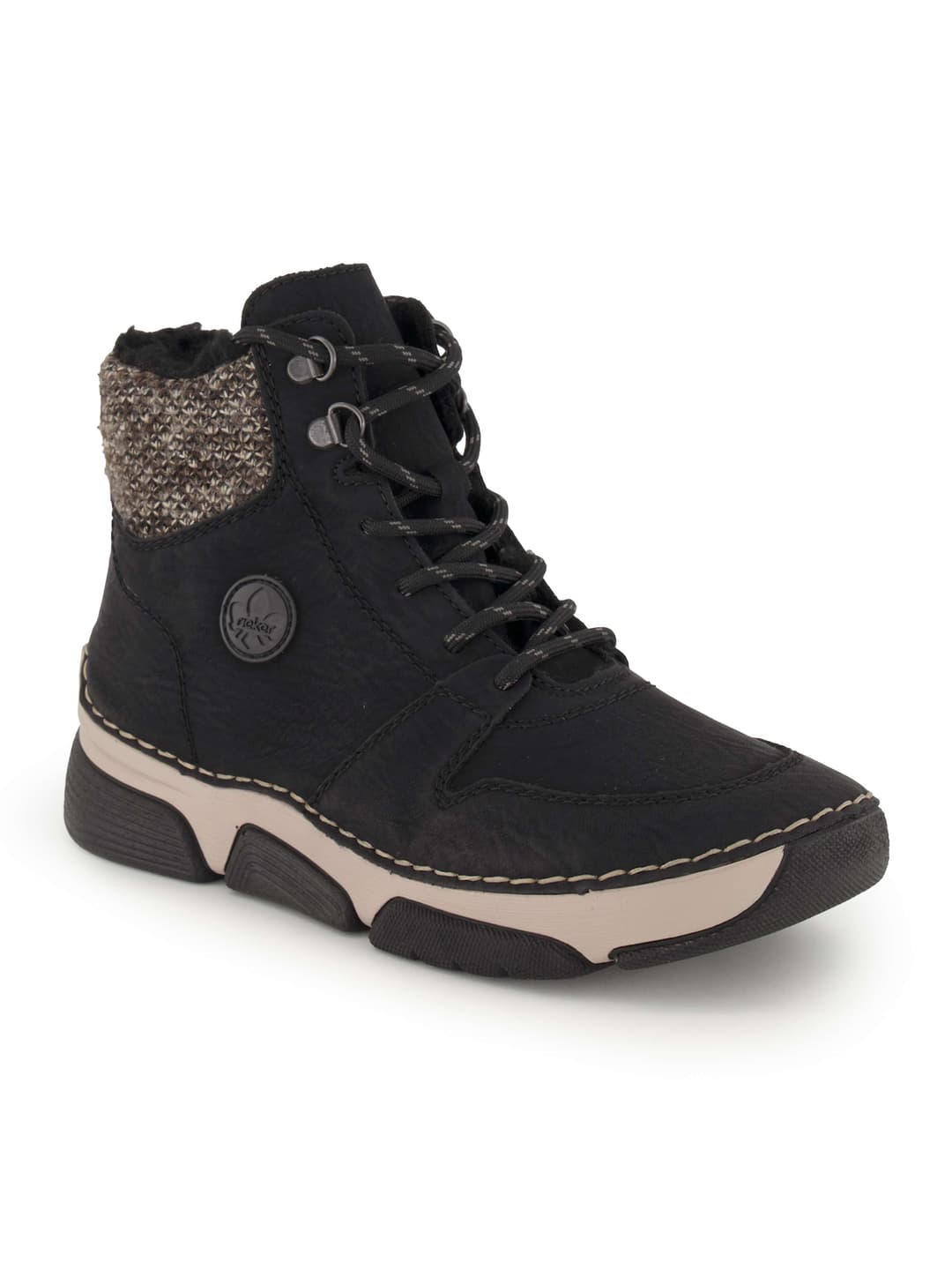 Rieker Schnürboots, Damen , Schwarz 38