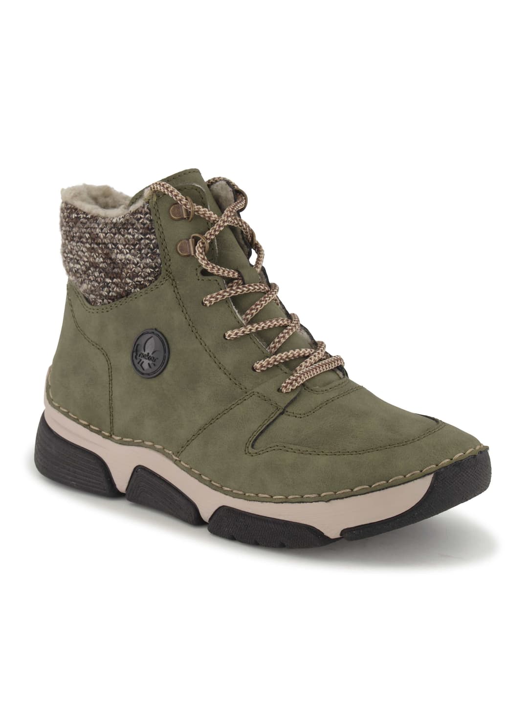 Rieker Schnürboots, Damen , Grün 39