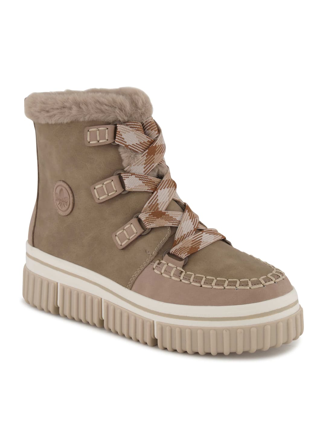 Rieker Schnürboots, Damen , Beige 41
