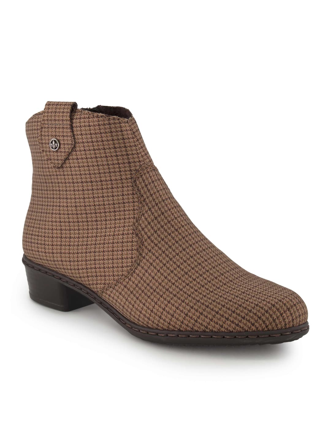 Rieker Chelsea Stiefelette, Damen , Beige 37