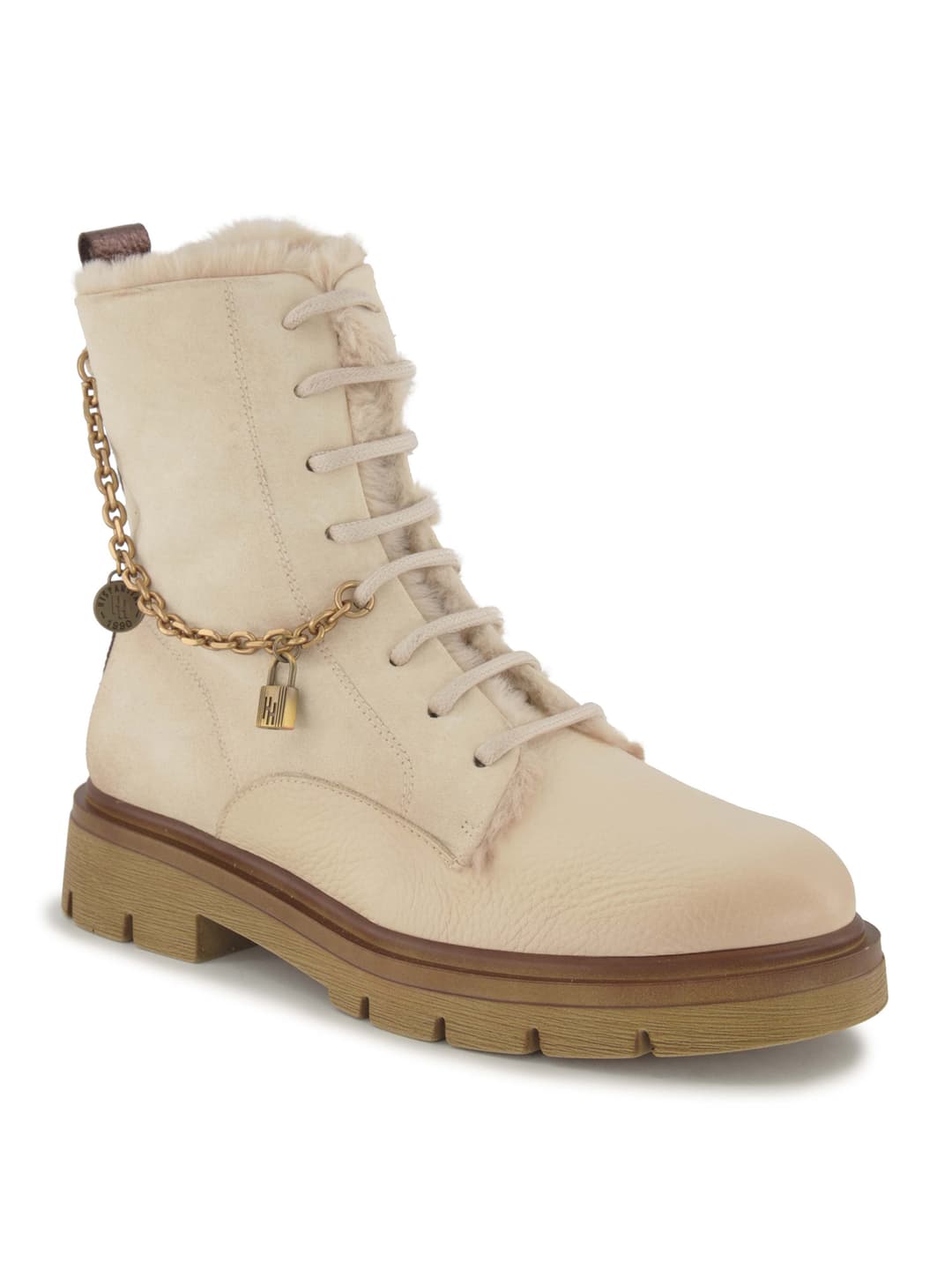 Hispanitas Schnürboots, Damen , Beige 37