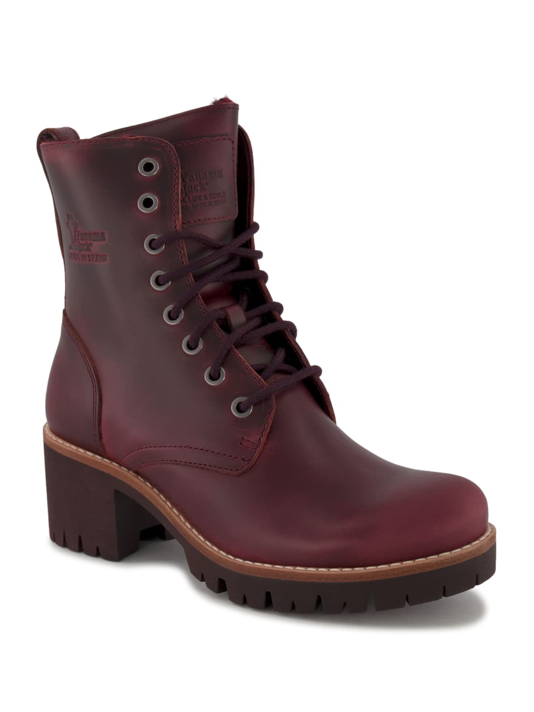 Panama Jack Schnürboots, Damen , Bordeaux 40