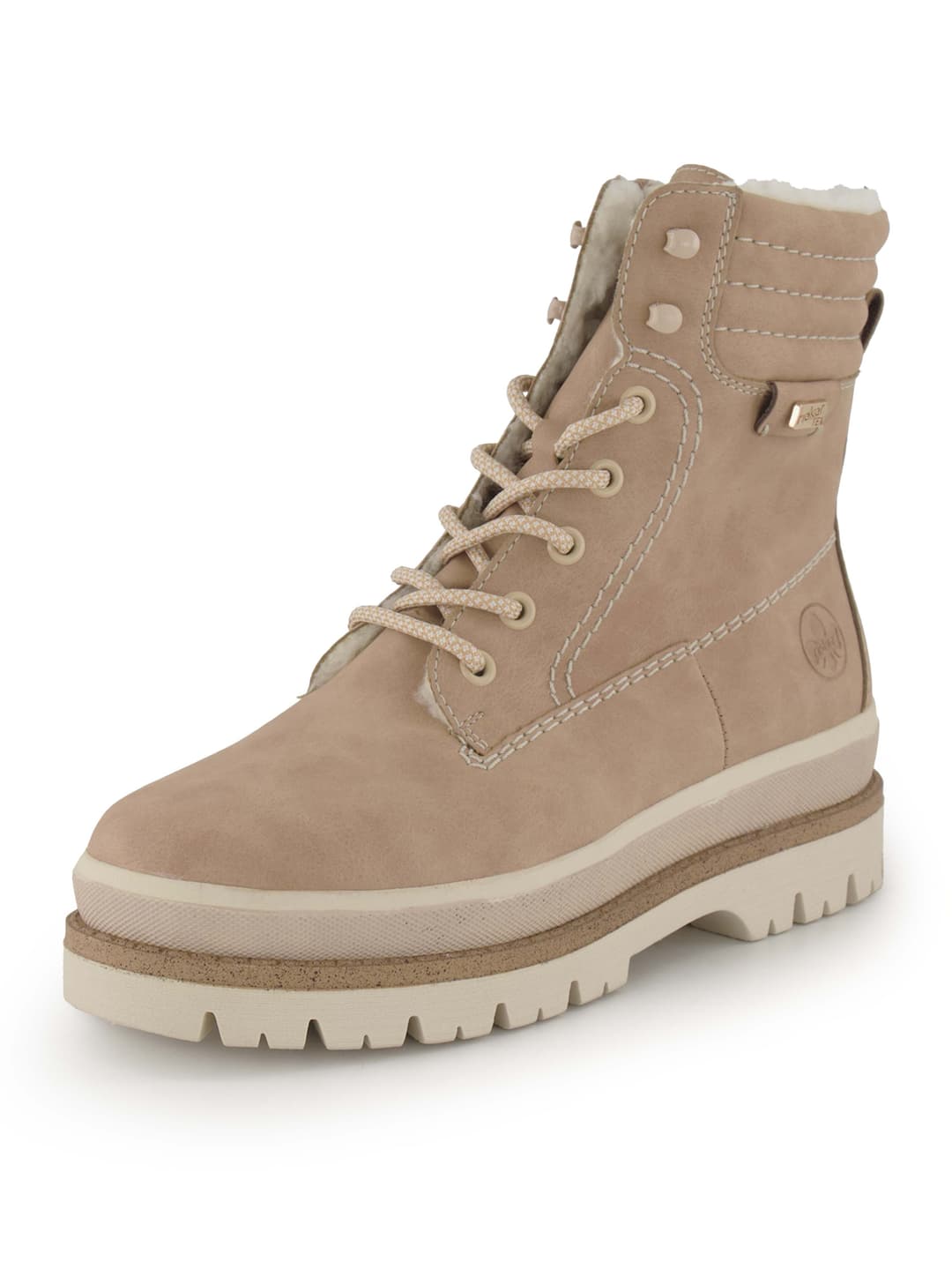 Rieker Schnürboots, Damen , Beige 36