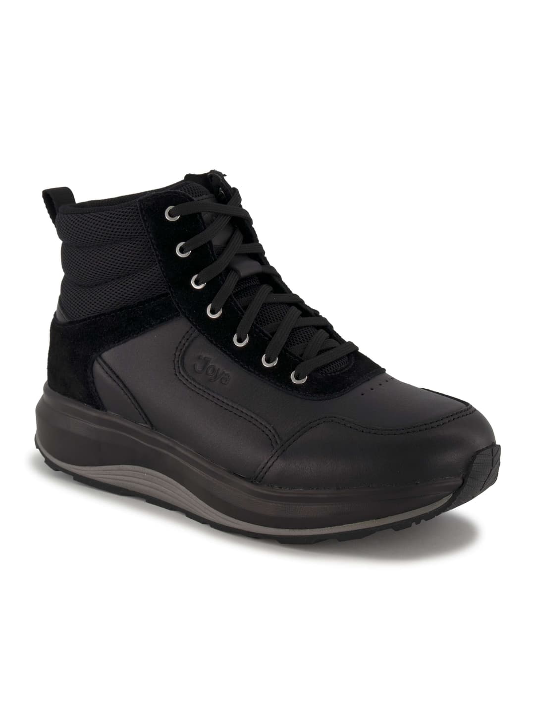 Joya Schnürboots, Damen , Schwarz 39.666