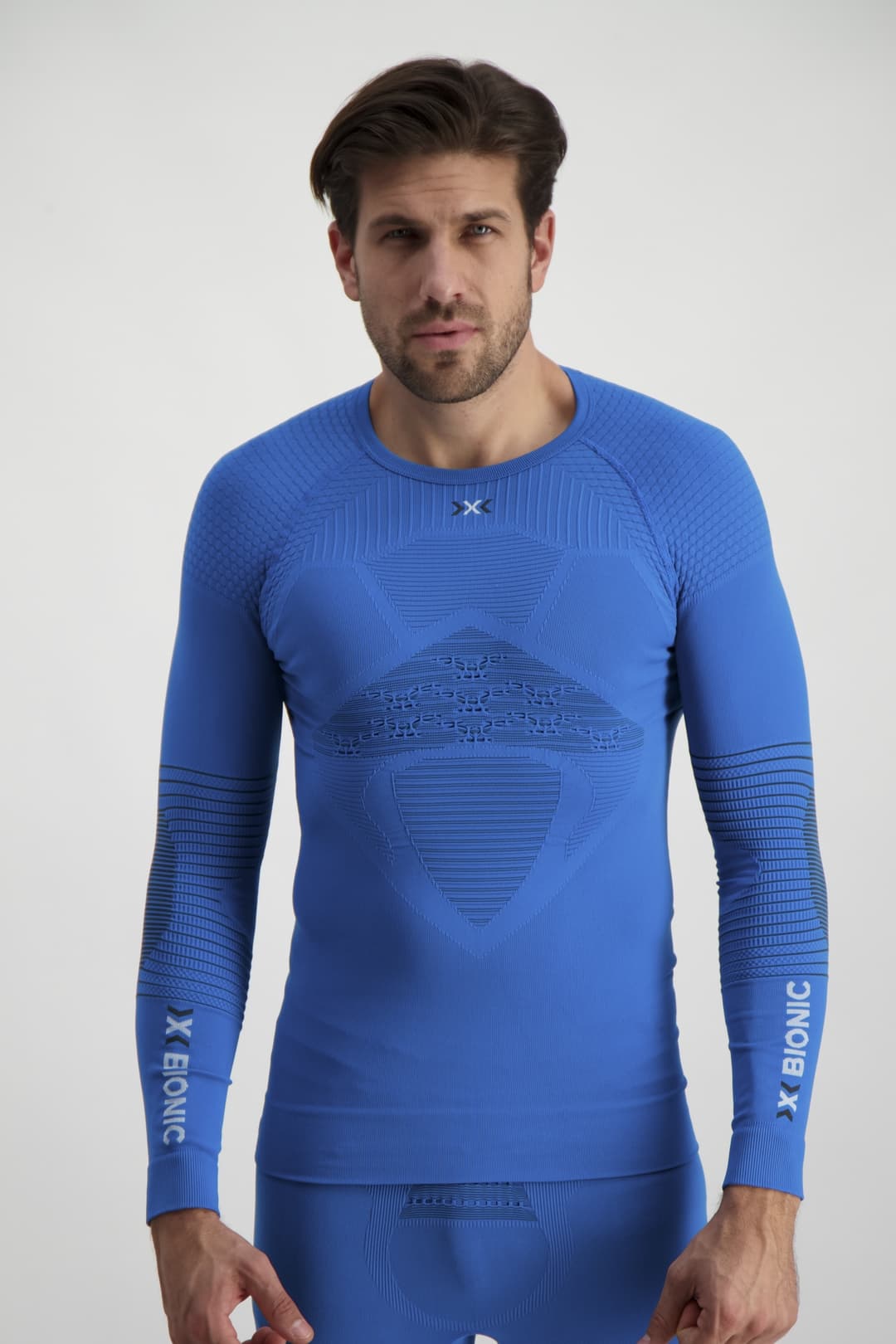 X Bionic Energizer 4.0 Herren Thermo Longsleeve Blau, Herren, Größe: XXL