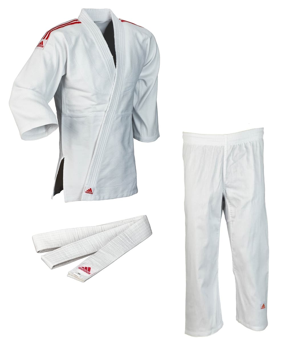 adidas Club 160 Judoanzug Weiss, Herren, Größe: ONE SIZE