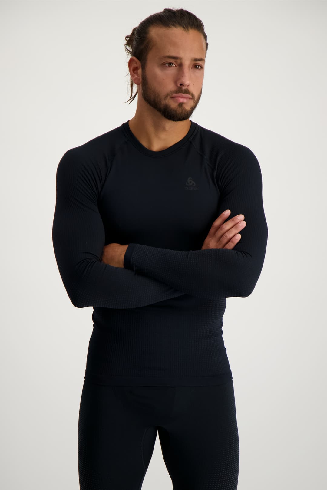 Odlo Performance Warm Herren Thermo Longsleeve Schwarz, Herren, Größe: XXL