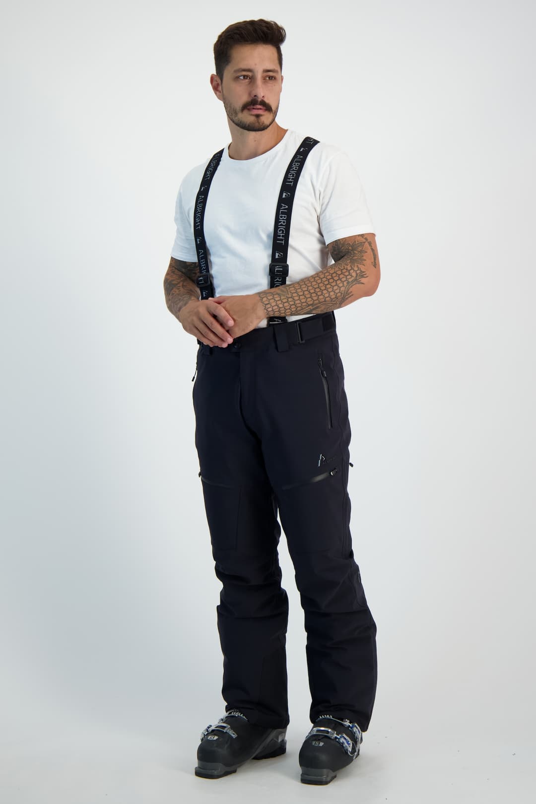 ALBRIGHT Andermatt Herren Skihose Schwarz, Herren, Größe: XL