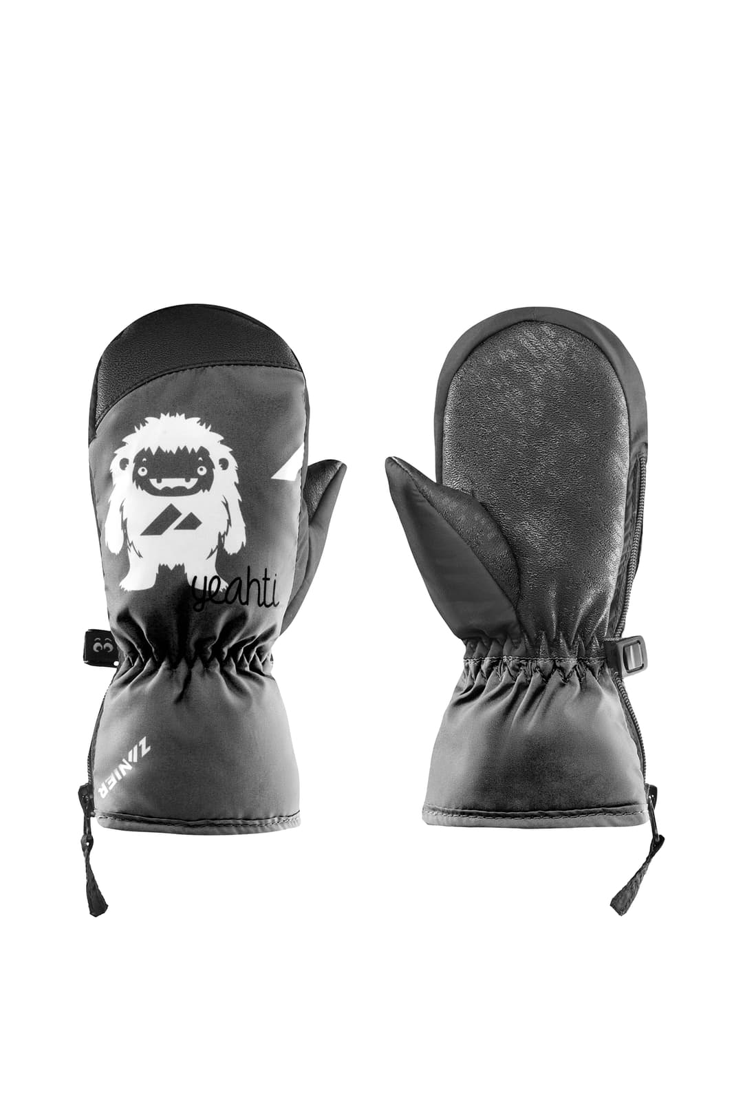 ZANIER Yeahti STX Kinder Fausthandschuh Schwarz, , Größe: 1