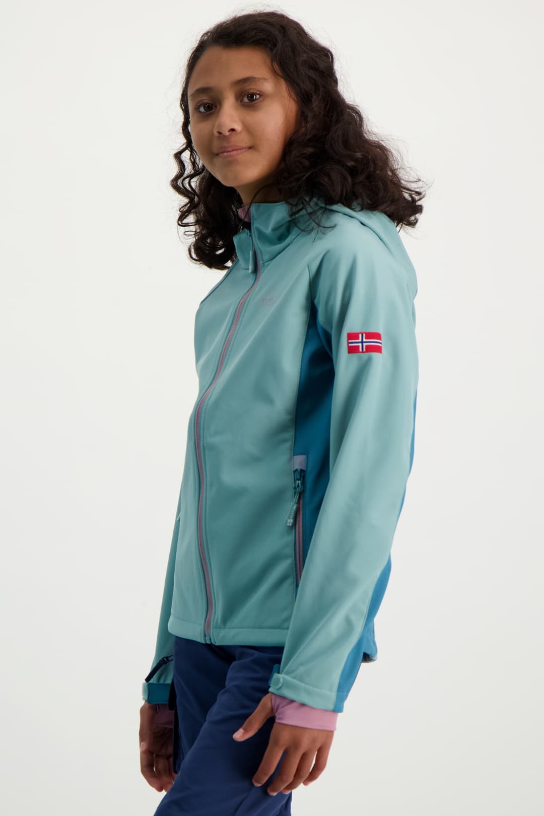 Trollkids Kristiansand Mädchen Softshelljacke Grün, , Größe: 116
