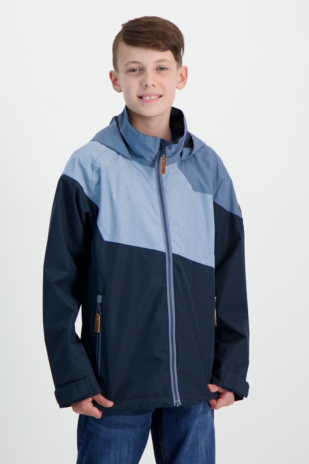 RUKKA Win Kinder Regenjacke Blau, , Größe: 128