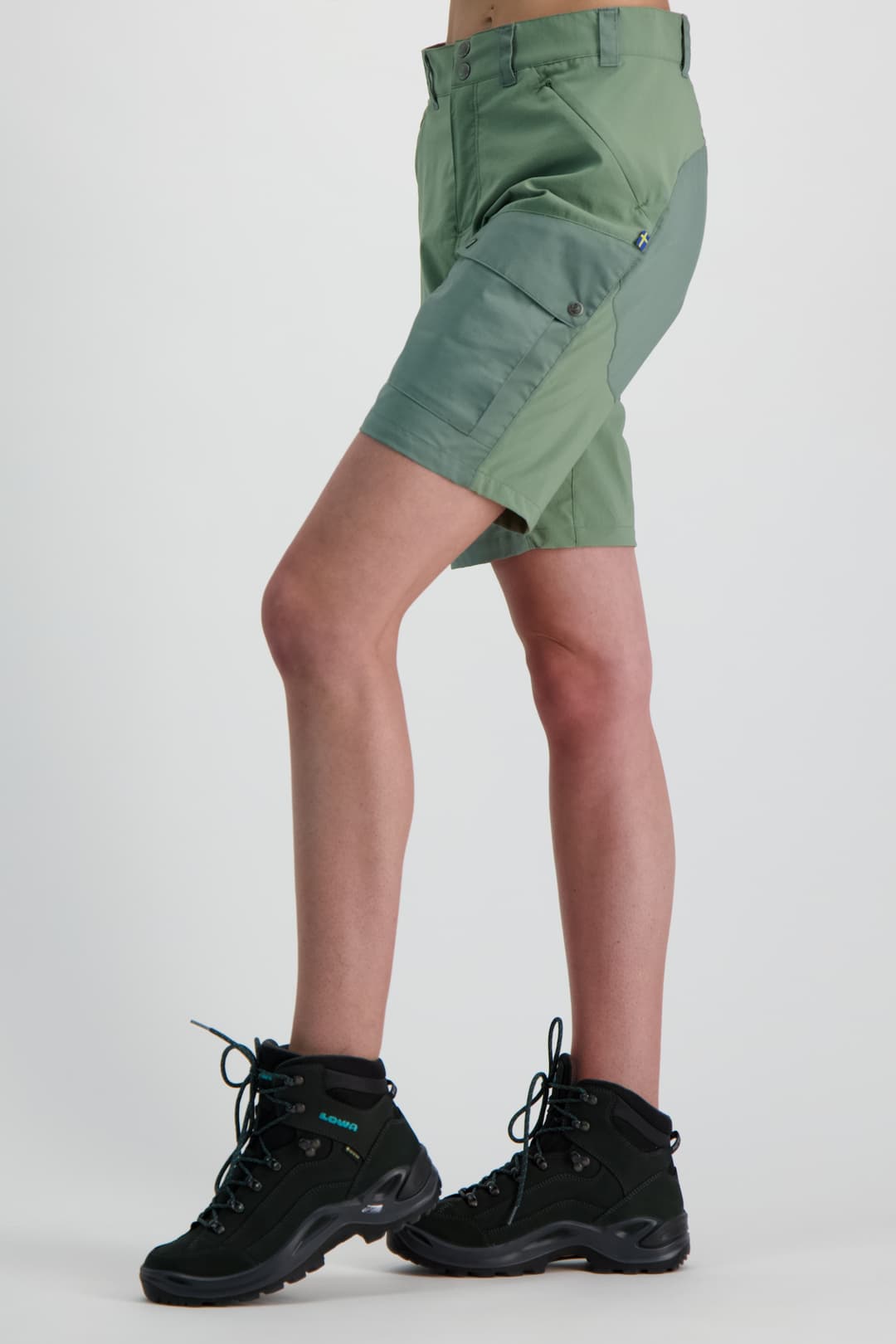 Fjällräven Abisko Midsummer Damen Wandershort Grün, Damen, Größe: 36