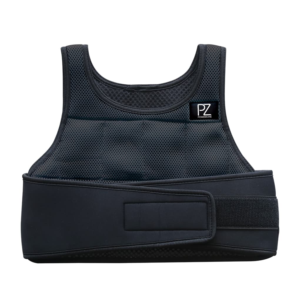 POWERZONE Premium Gewichtsweste Schwarz, Herren, Größe: ONE SIZE